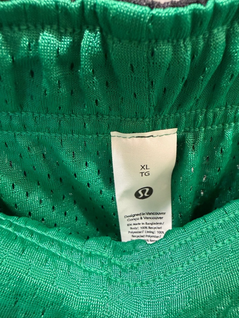 NWT-Lululemon Double-Layered Mesh Mid-Rise Shorts-5” Inseam-Womens Sz XL - Picture 11 of 12